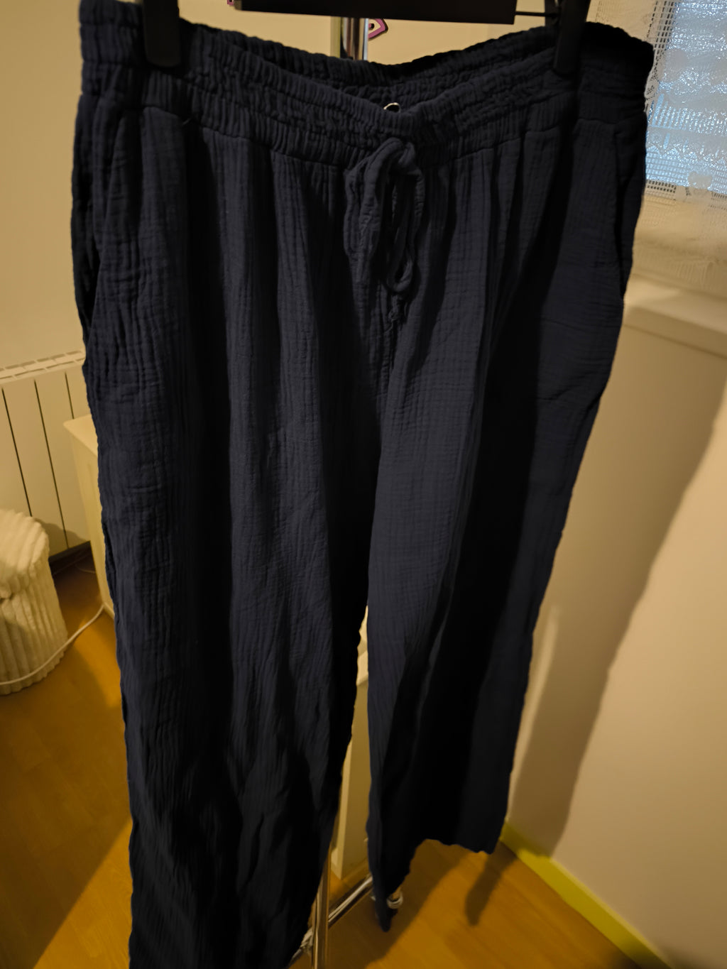 pantalon en gaze de coton